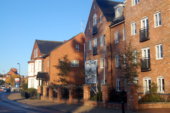 Town Bridge Mill the site of the Empire Cinema October 2008